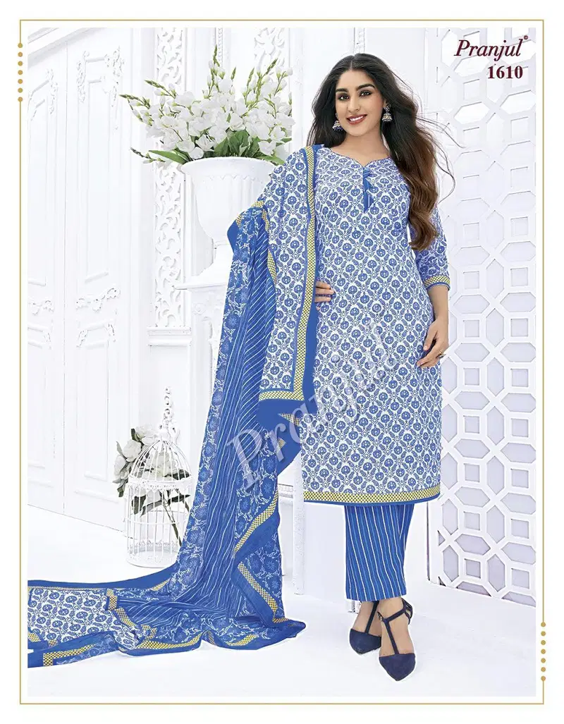 Pranjul Priyanka 16 Cotton Printed Regular Wear Readymade Dress Collection